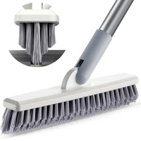 Floor Brush 180° Rotating V-Shape Stiff Bristles Cleaner Brush Bathroom Floor Corner Gap Home Dusting Brush Cleaning Tool